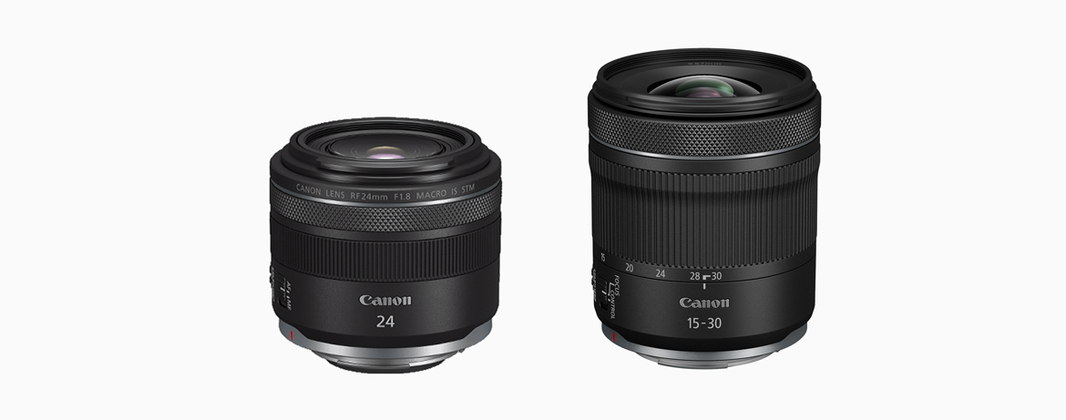 Canon 全新大光圈廣角鏡頭RF24mm f/1.8 Macro IS STM RF15-30mm f/4.5