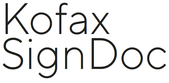 TUNGSTEN SignDoc 電子簽名解決方案