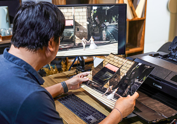 讓光與情感重生 - 婚紗攝影師柯宏親 × Canon 相片印表機的影像信仰